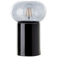 TISCHLEUCHTE Knut 99002/06 - Schwarz, Metall (15/15/21.9cm) - Brilliant