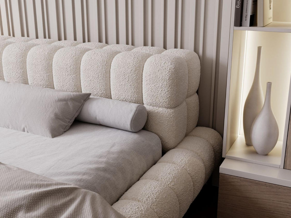 POLSTERBETT Imagine 160x200 Beige - Beige, Textil (160/200cm) - Graingold