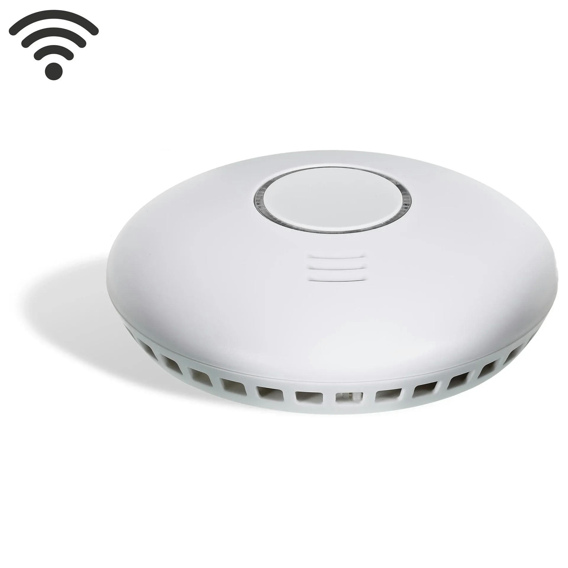 FUNK-RAUCHWARNMELDER CC-80 mit integriertem Hitzemelder - Ahornfarben, Kunststoff (13.5/5.5/14cm) - Westfalia