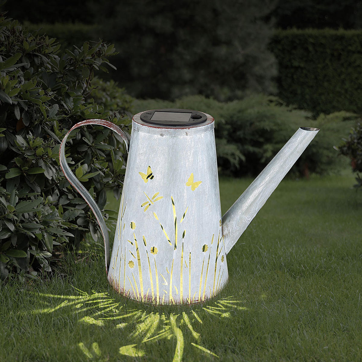 LED AUSSENLEUCHTE Metall Blau - Blau, Metall (27/14/19cm)