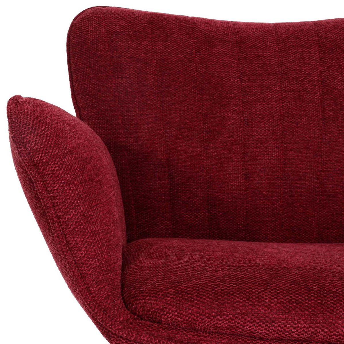 BAROVÁ STOLIČKA Bordeaux - bordová, textil (50/110/45cm) - MCW