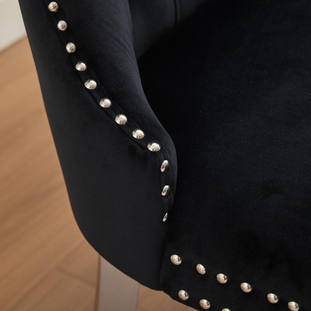 SITZBANK DE-36330 2-Sitzer mit silbernen Beinen Schwarz - Schwarz, Metall (116/89.5/58cm) - ComfortXL