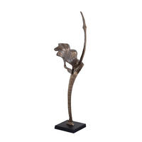 SKULPTUR Yobie Braun 48/34/124cm - Braun, Metall (34/124/48cm) - PTMD Collection