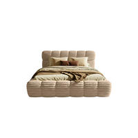 POLSTERBETT Wea 160x200 cm, Taupe - Greige, Textil (160/200cm) - Fedve