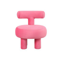 SESSEL Abrazo 58/58/67 cm - Pink, Textil (58/67/58cm) - Leitmotiv