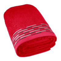 SAUNATUCH Lugano Rot 80x200 cm - Rot, Textil (80/200cm) - Lashuma