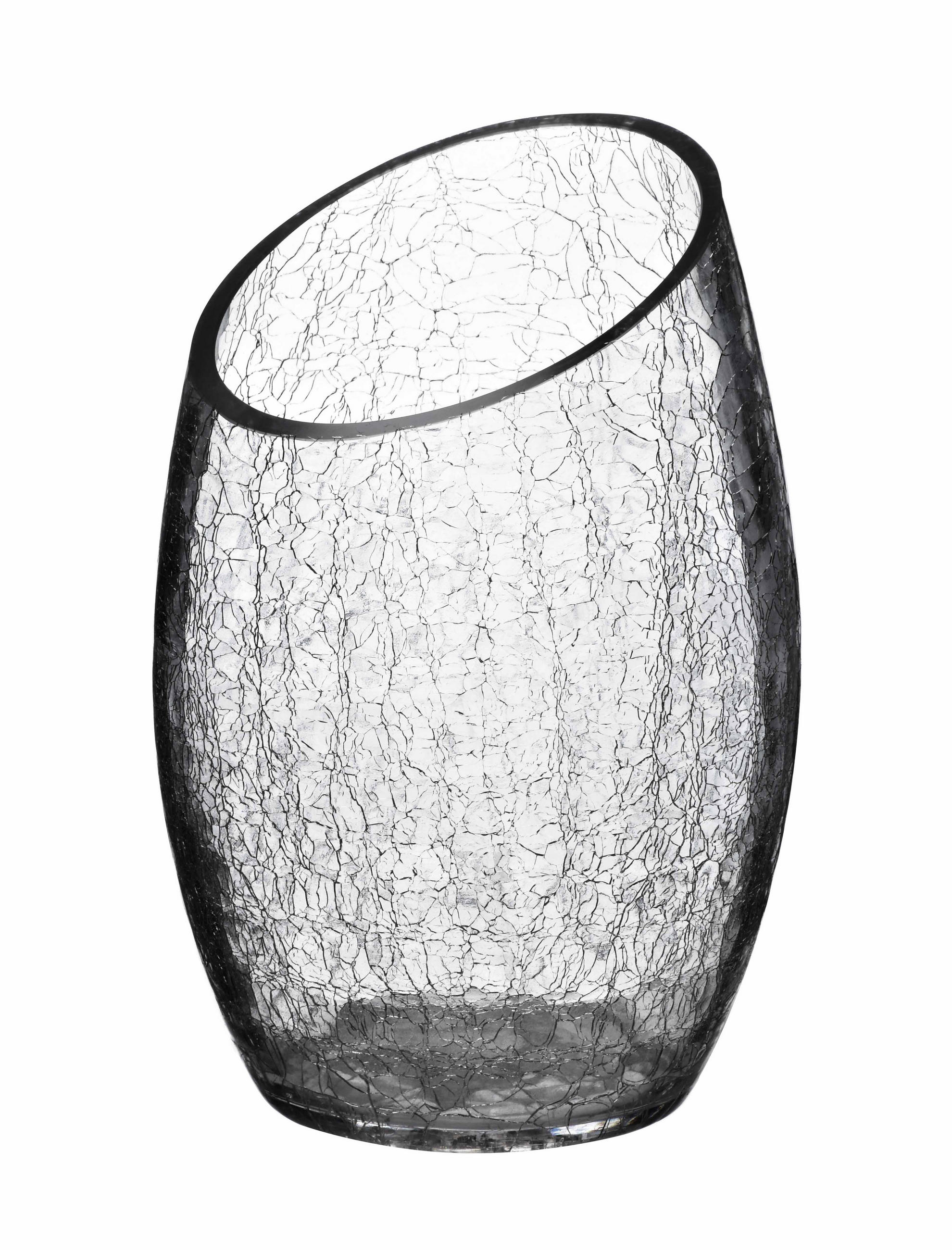 VASE Serenite Transparent 17/17/23 cm Glas - Transparent, Glas (23cm) - Mondex