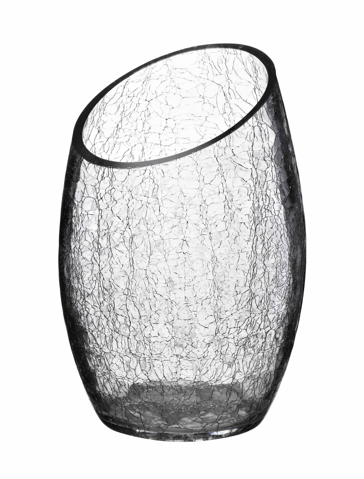 VASE Serenite Transparent 17/17/23 cm Glas - Transparent, Glas (23cm) - Mondex