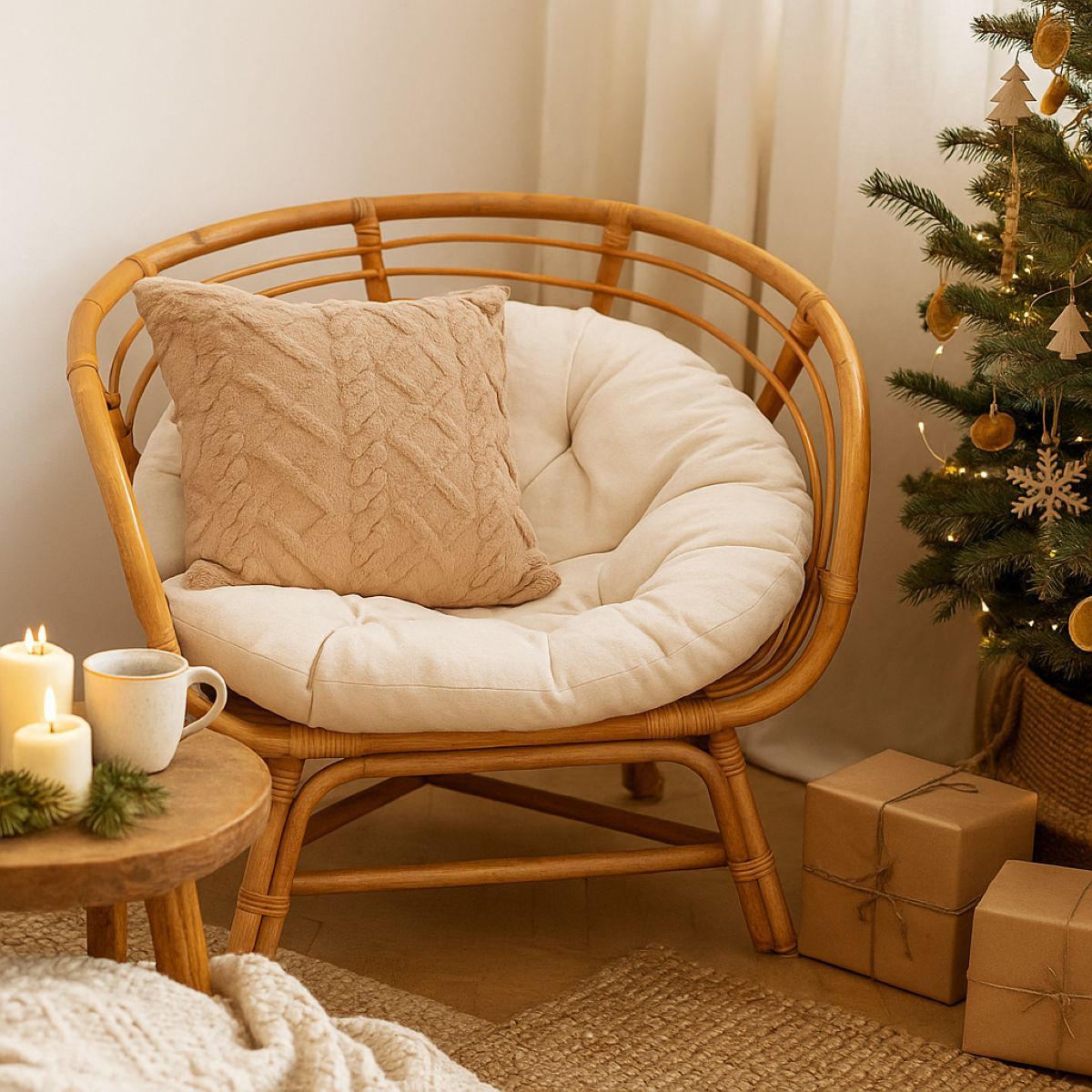 DEKOKISSEN 45/45 cm - Braun, Textil (45/45cm) - Home Styling Collection