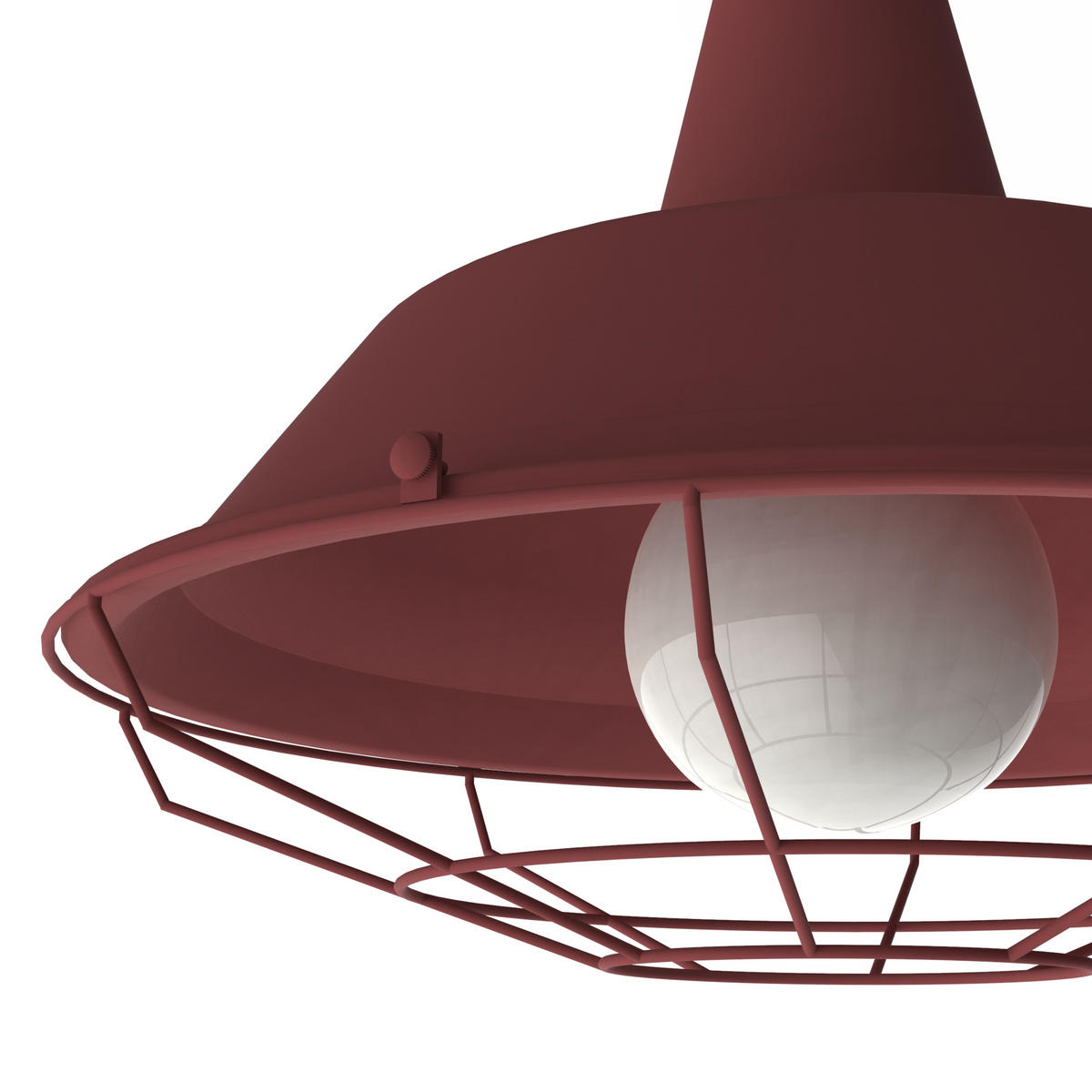 HÄNGELEUCHTE - Rot, Metall (35/35/30cm) - Lumicom