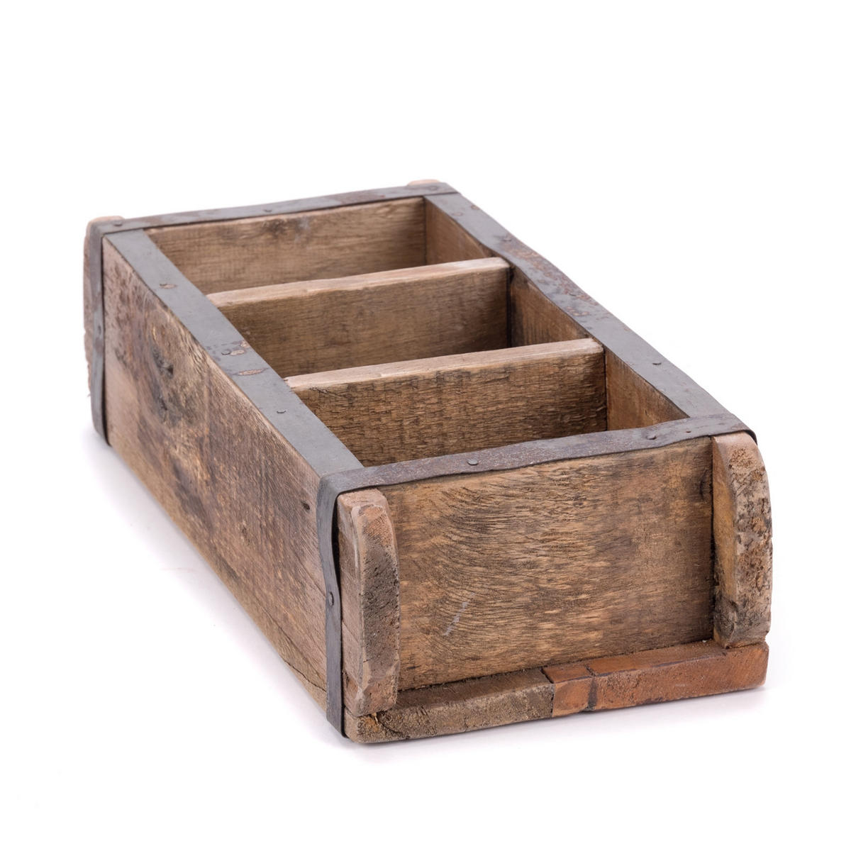 HOLZKISTE Brick Massivholz, Ziegelform - Naturfarben, Holz (9cm) - DESIGN DELIGHTS