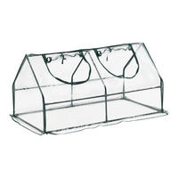 GEWÄCHSHAUS Laubach - Transparent, Kunststoff (120/60/60cm) - [en.casa]