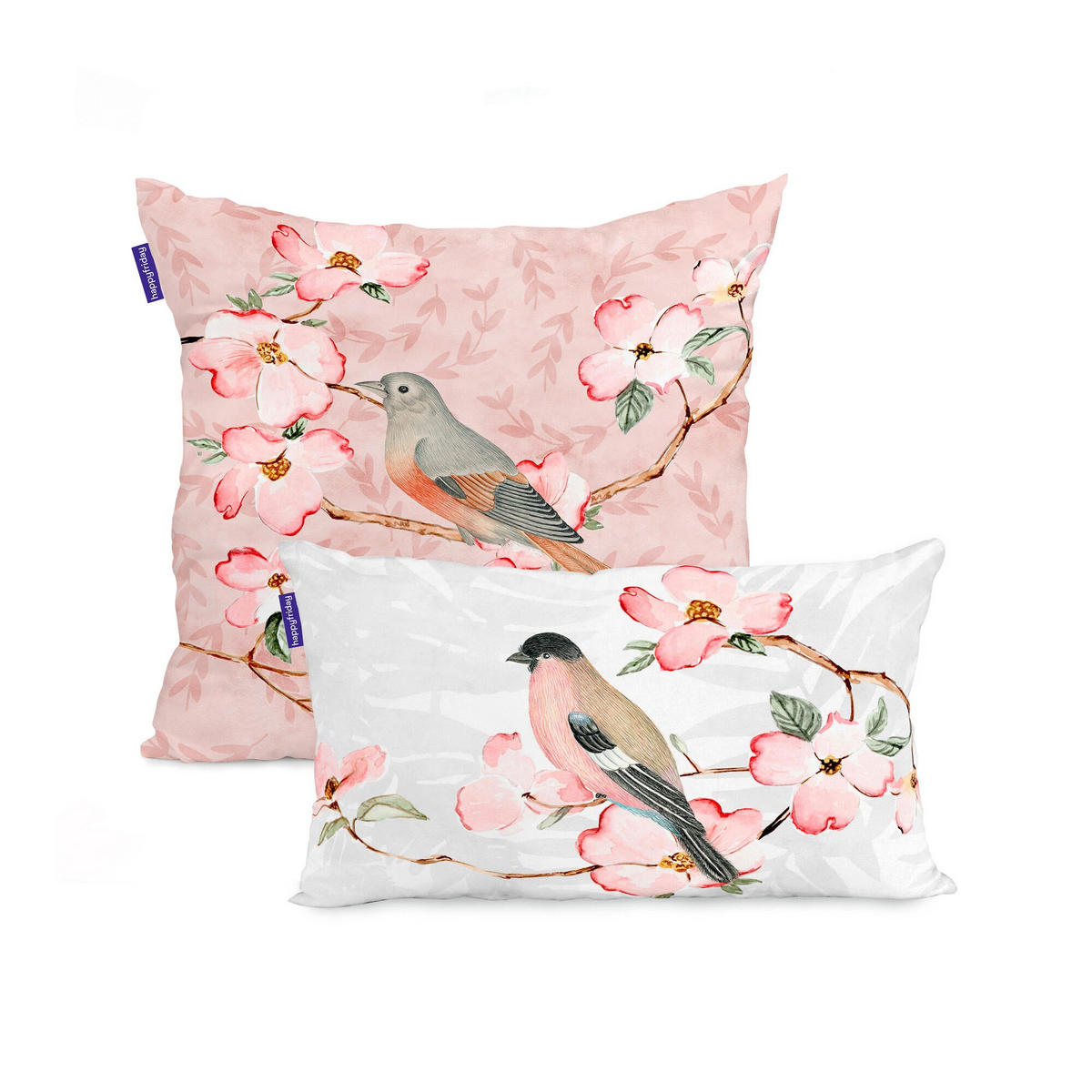 KISSENBEZUG ohara 50x50 + 50x30 cm mehrfarbig - Multicolor, Textil (50/50cm) - Happy Friday