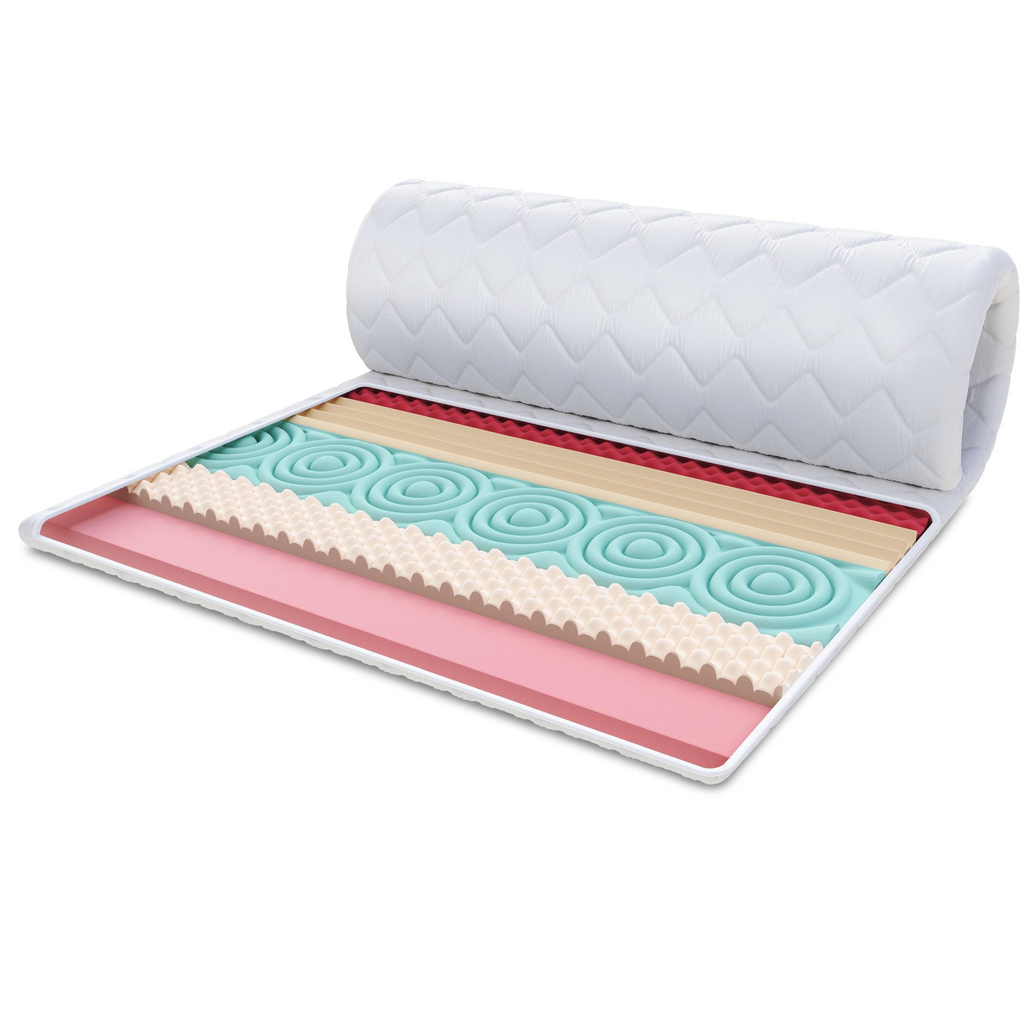 TOPPER Fruti Visco 6 - Weiß, Textil (90/200cm) - FDM