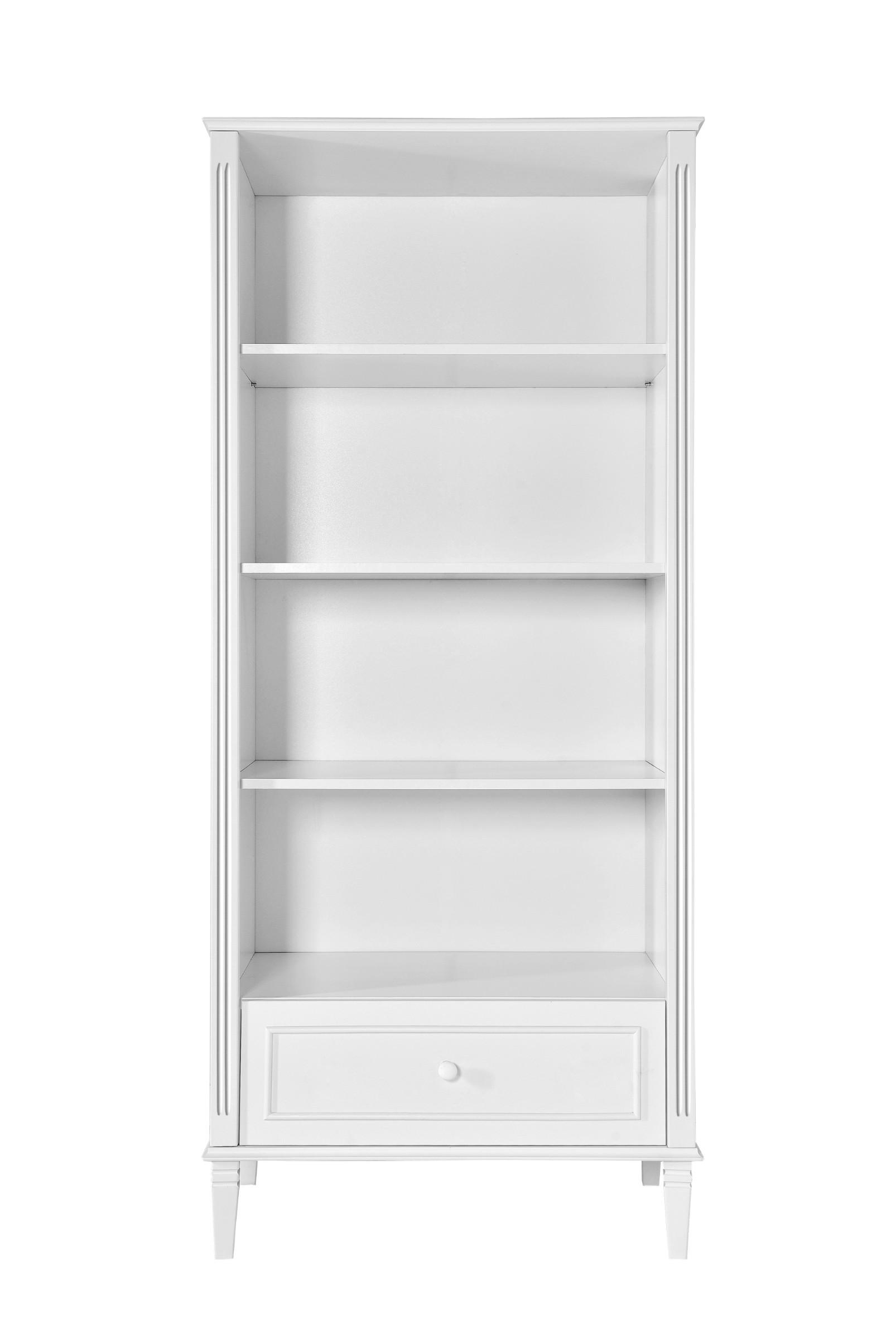 KINDERREGAL Bianka - Weiß, Holzwerkstoff (80/183/48cm) - RAUMHIRSCH FURNITURE