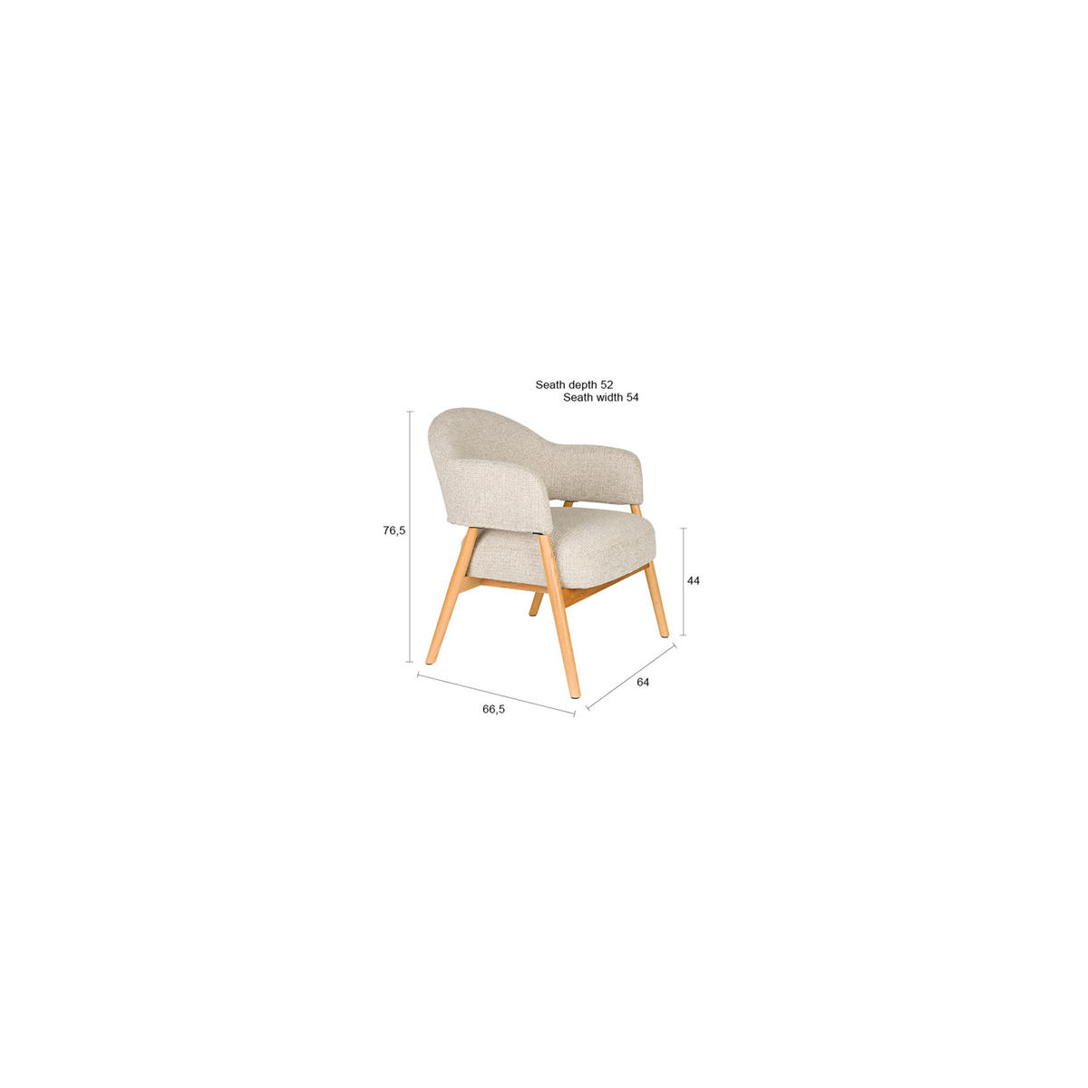 ESSZIMMERSTUHL Indy Dunkelbraun/ Beige - 2 er Set - Braun, Textil (56/81/54cm) - Housecraft Living