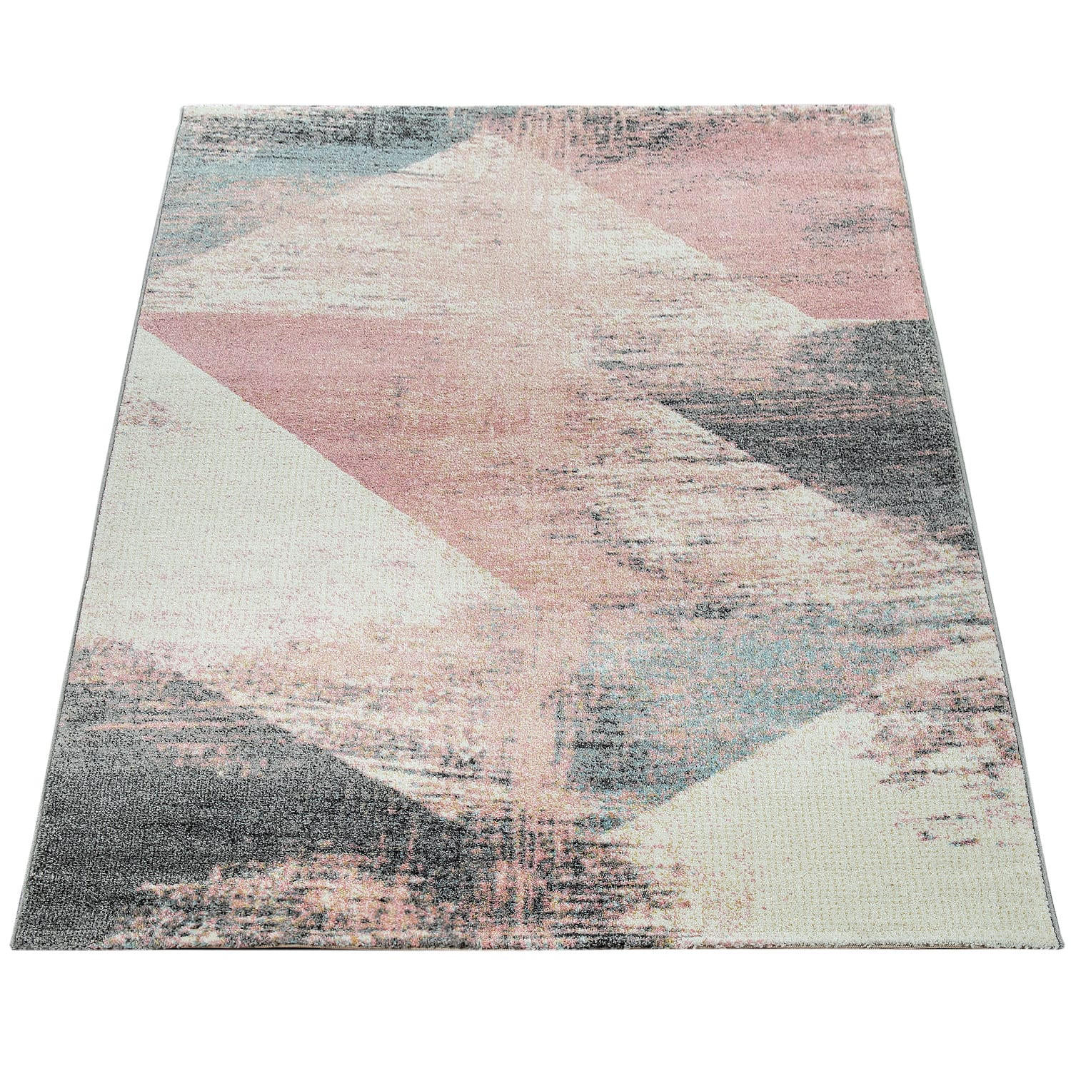 KURZFLORTEPPICH, mit Farbverlauf, aus Polypropylen, Mehrfarbig, 160 x 230 cm - Multicolor, Textil (160/230cm) - KADIMA DESIGN