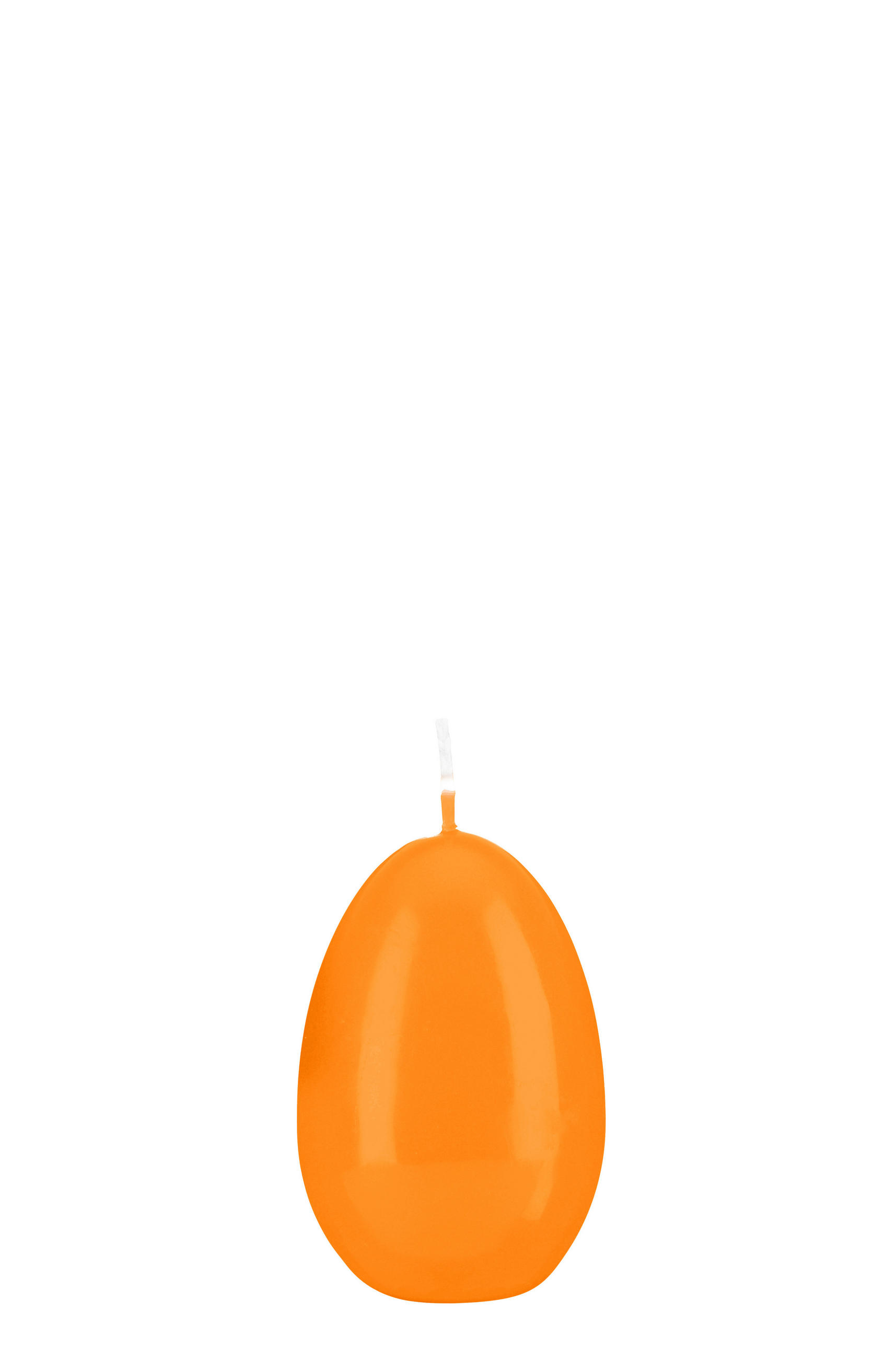 EIKERZEN Klarlack Mandarin Orange 60 x Ø 45 mm, 6 Stück - Orange, Paraffin (4.5/6/6cm) - Kopschitz Kerzen