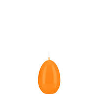 EIKERZEN Klarlack Mandarin Orange 60 x Ø 45 mm, 6 Stück - Orange, Paraffin (4.5/6/6cm) - Kopschitz Kerzen