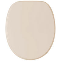 WC-SITZ mit Absenkautomatik Bahamabeige - Beige, Holzwerkstoff (38/6/47cm) - Sanilo