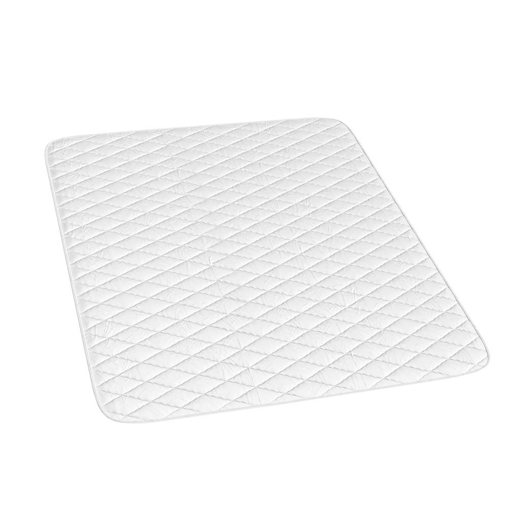 MATRATZENSCHONER Weiß 160 x 200 cm Versteppung - Weiß, Textil - VitaliSpa