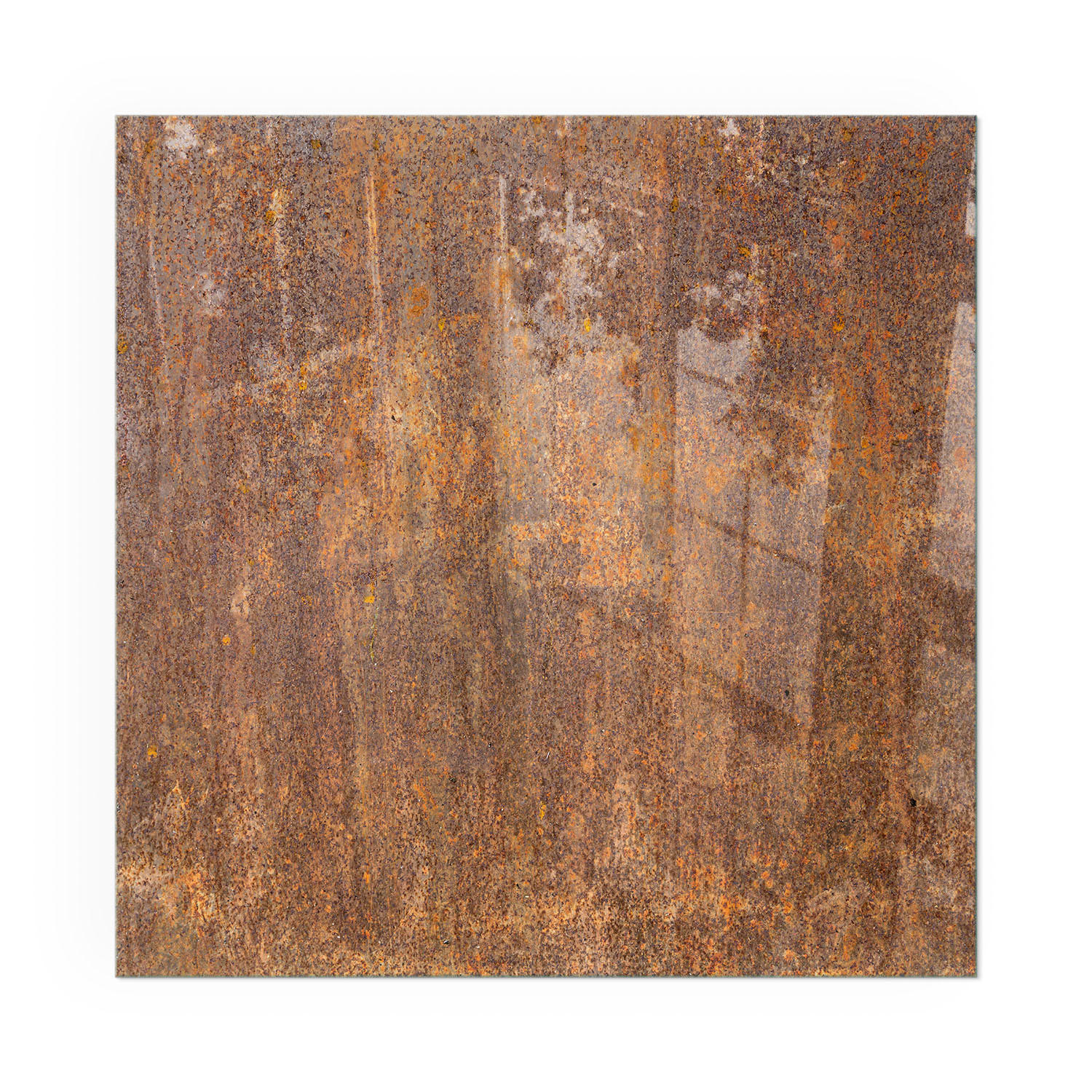 GLASPLATTE für Kamin 60x60 cm - Braun, Glas (60/60/0.4cm) - TULUP