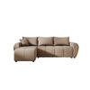 ECKSOFA MOLISA L Itaka 48 Links mit Schlaffunktion - Braun, Textil (245/145cm) - Bedante