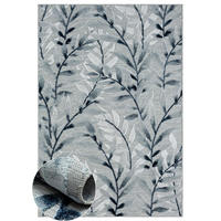 OUTDOORTEPPICH Laurel II Blaugrau,Hellgrau,Anthrazit 80/150 cm - Blaugrau, Textil (80/150cm) - My-Rug
