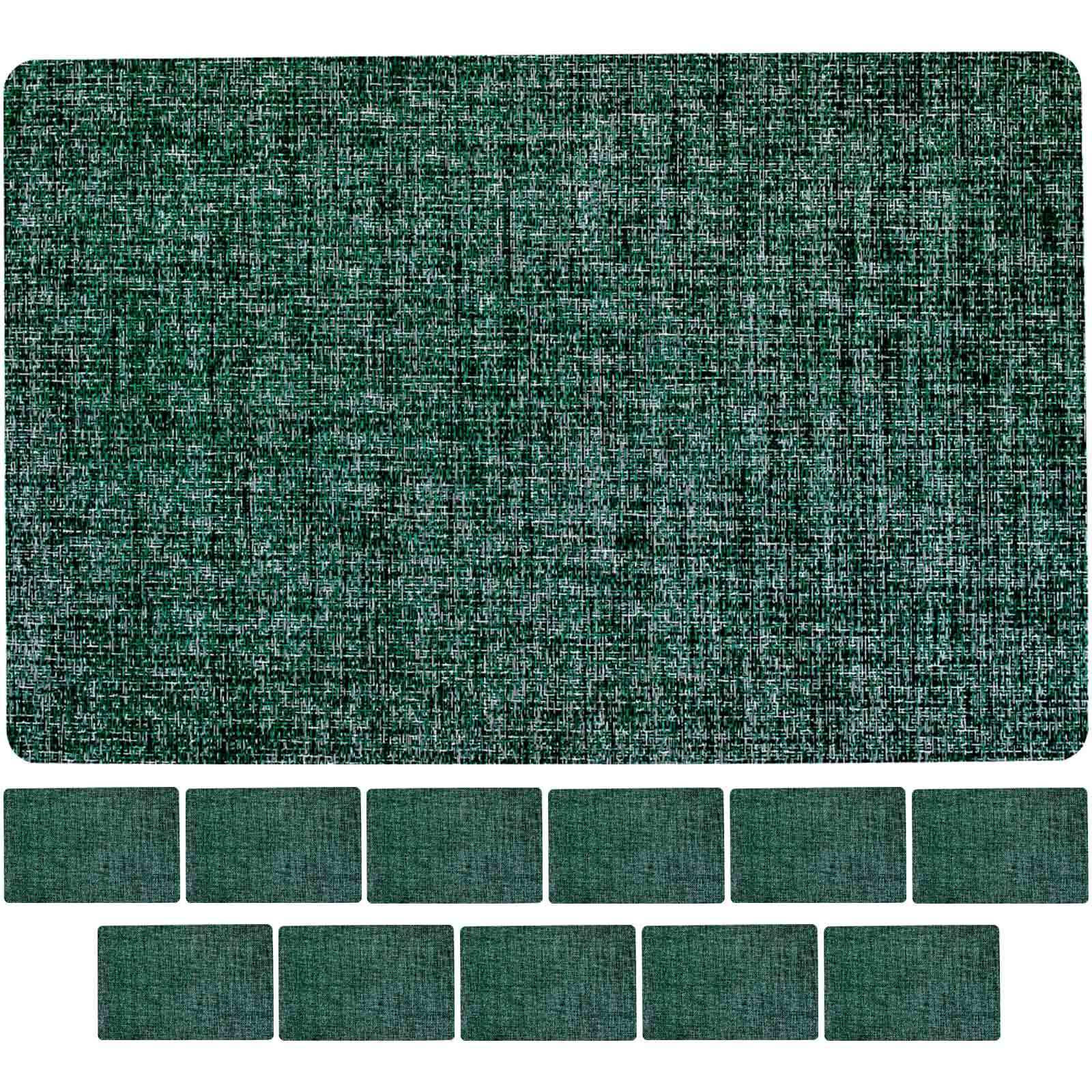 TISCHSETS Linen Grün 44 x 29 cm 12er Set - Grün, Kunststoff (43.5/28.5/0.1cm) - Ritzenhoff Breker