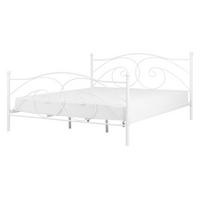 METALLBETT 140/200cm Weiß Dinard - Weiß, Metall (140/200cm) - Beliani