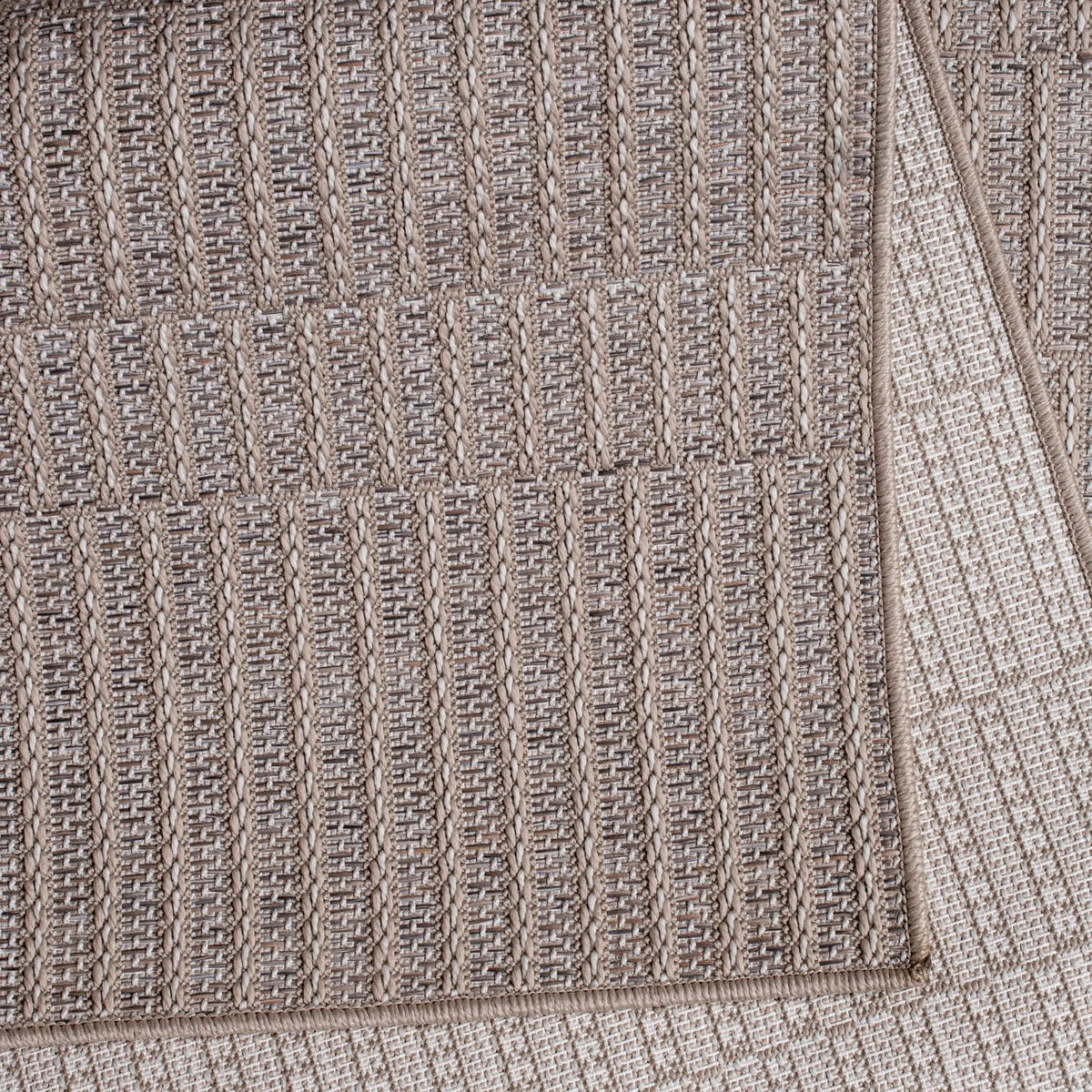 OUTDOORTEPPICH 160/160 cm Vermont 192 - Beige, Kunststoff (160/160cm) - Paco Home