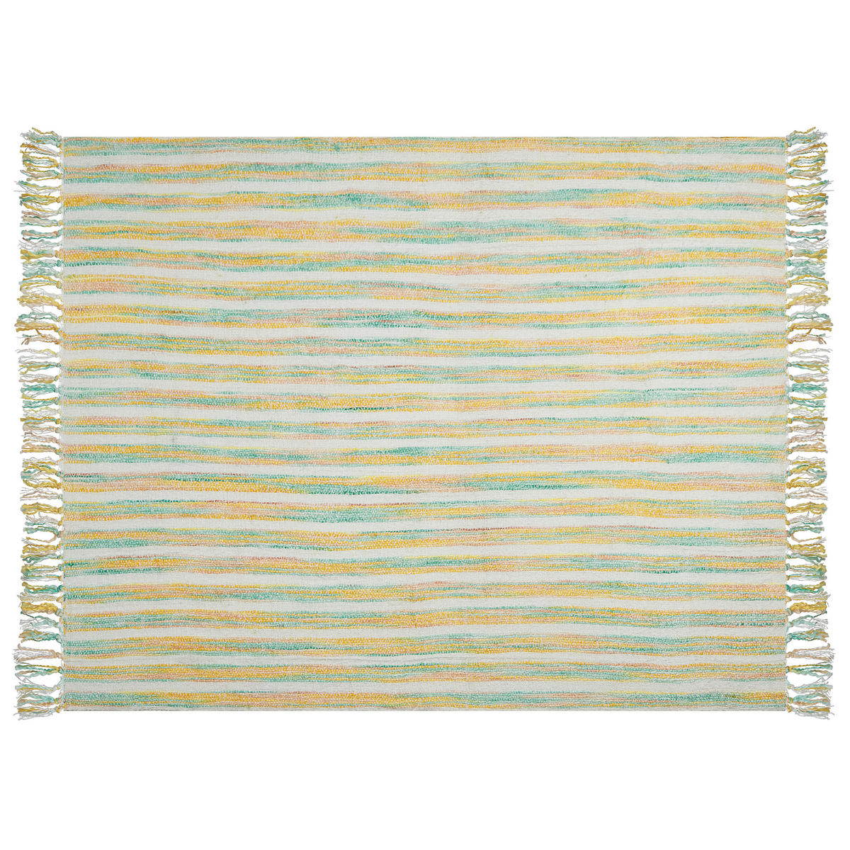DECKE Mintgrün Nuwar 130/170 cm - Mintgrün, Textil (130/170cm) - Beliani