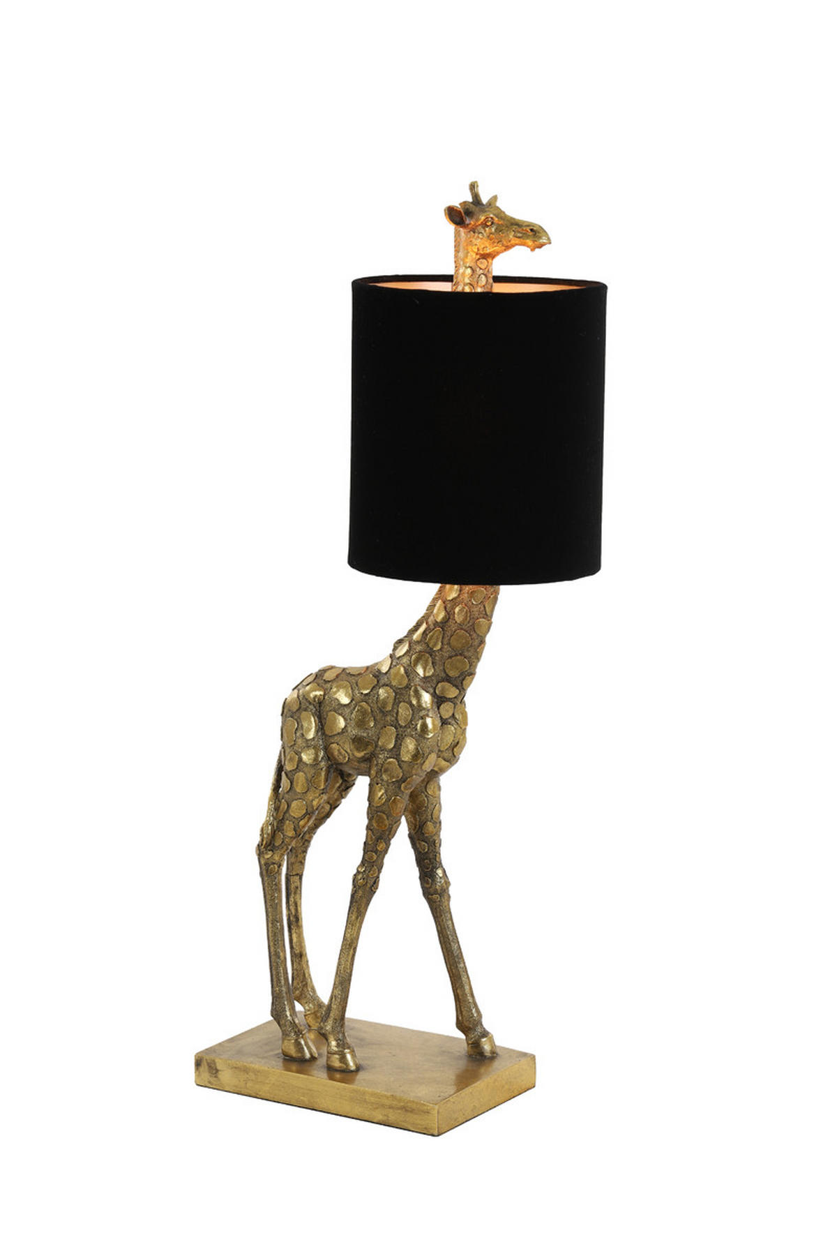 TISCHLAMPE Giraffe Bronze Ø26/61 cm - Bronzefarben, Kunststoff (26/16/61cm) - Light & Living