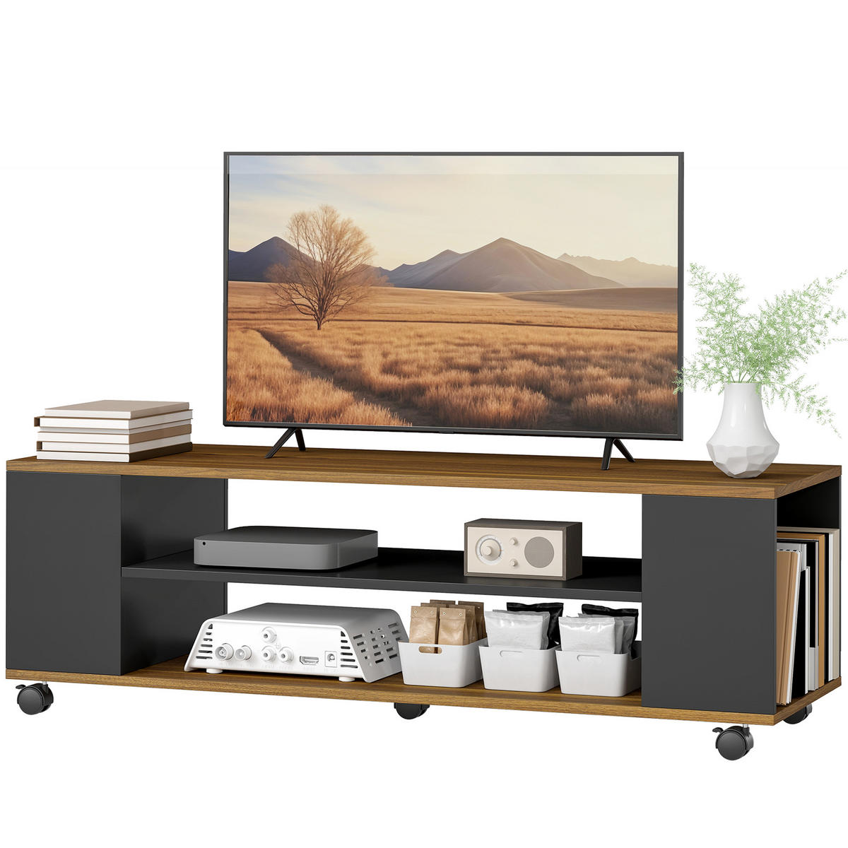 TV-MÖBEL Multicolor 1 Stück - Multicolor, Holzwerkstoff (120/38.5/40cm) - GiPP