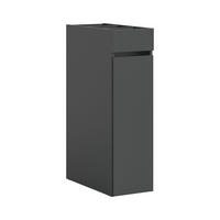 ANSTELLREGAL FREE (B/H/T: ca. 29/101/60 cm) in anthrazit/anthrazit - Anthrazit, Holzwerkstoff (29/101/60cm)