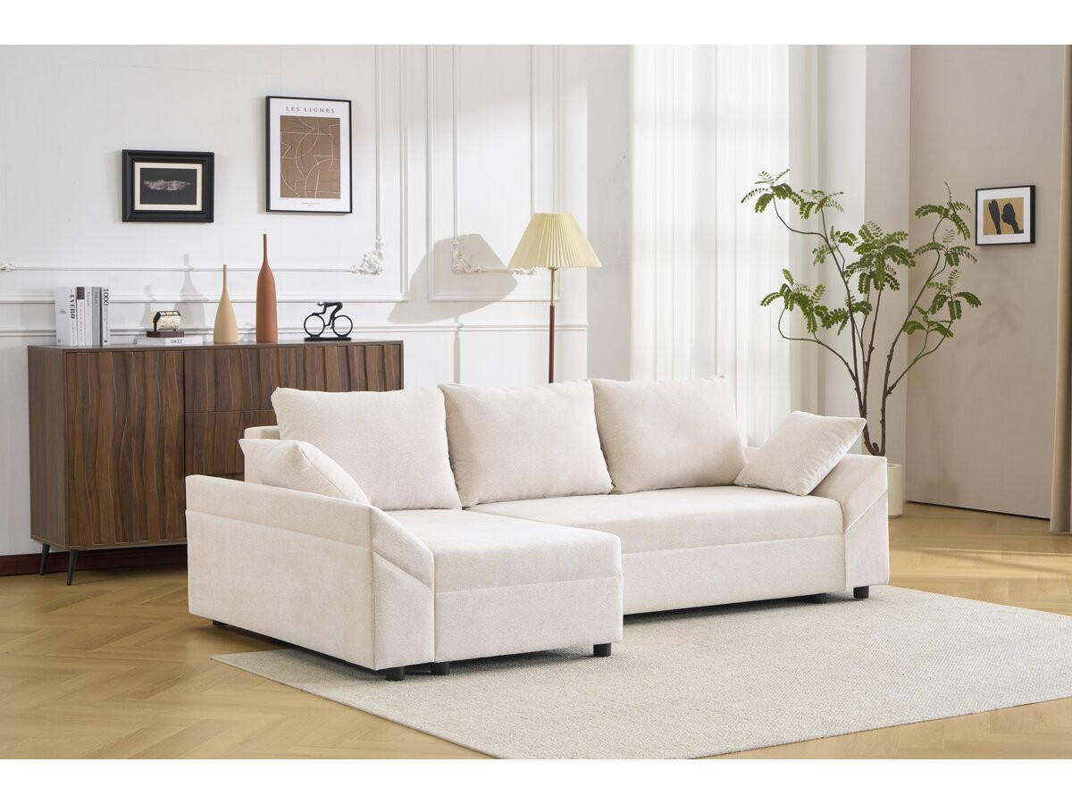 ECKSOFA vaugirard ii beige - Beige, Textil (138/248cm) - Habitat Garten