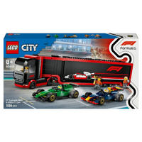 KLEMMBAUSTEINE City F1 Truck und Autos - Blau, Kunststoff (8/28/54cm) - Lego