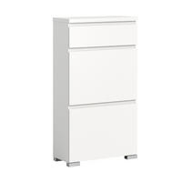 SCHUHSCHRANK Shoelove 27/60/109 cm - Weiß, Holzwerkstoff (60/109/27cm) - Xonox