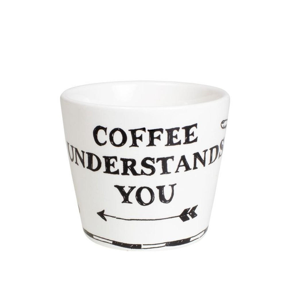 BECHER Kaffee in Schwarz - 150 ml - Multicolor, Keramik (0.2L) - Blond Amsterdam