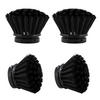ERSATZBÜRSTEN 4er Set, schwarz - Schwarz, Kunststoff (5.8/5/3.95cm) - bremermann