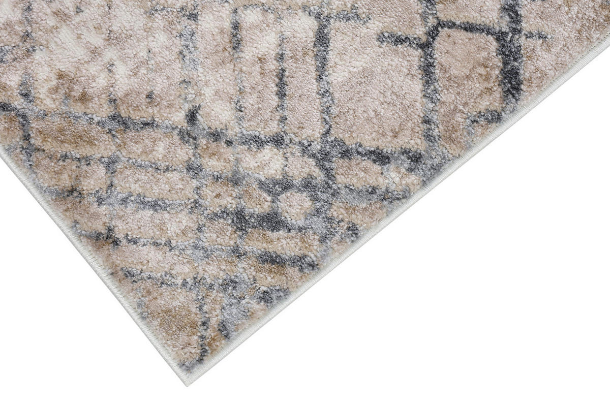 TEPPICH COMO Creme 120/170 cm - Creme, Kunststoff (120/170cm) - Tapiso