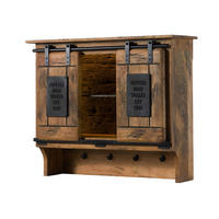 WANDREGAL Mango / Altholz 90x30x75 natur lackiert RAILWAY LUX #151 - Naturfarben, Holz (90/75/30cm) - Massivmoebel24