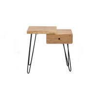 NACHTTISCH ERGEA Holz Akazie - Braun, Holz (60/59/32cm) - KAWOLA