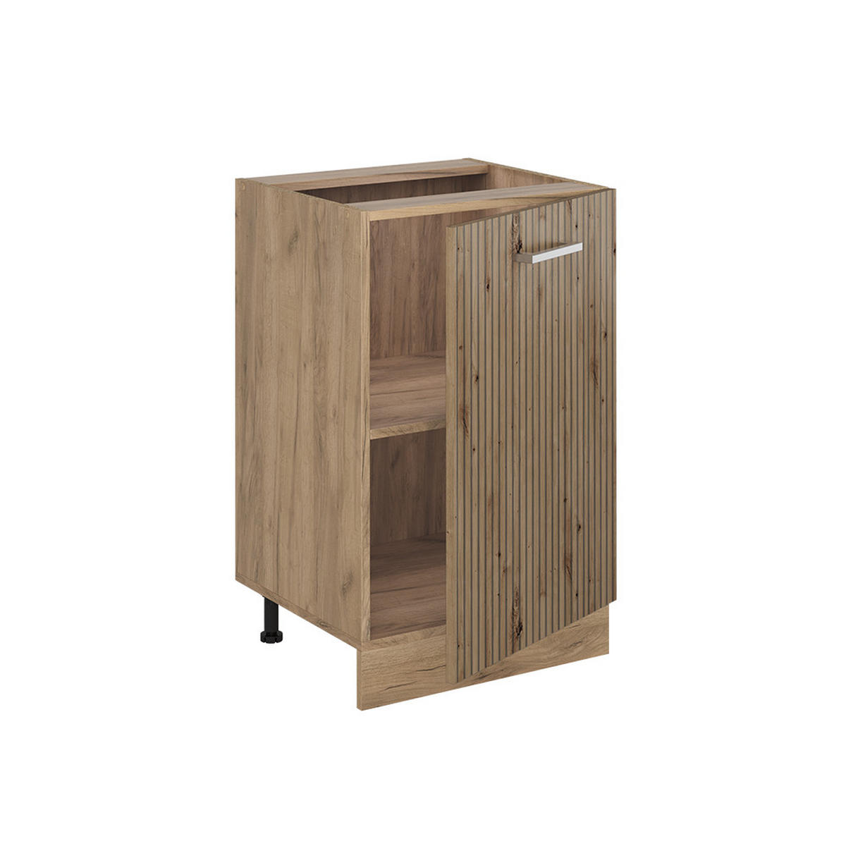 SPODNÍ SKŘÍŇKA KUCHYŇSKÉ LINKY R-Line, Řemeslný dub/Zlatý mocný dub, 50 cm pracovná doska Dub Goldkraft - medově dubová/dub artisan, kompozitní dřevo (50/81.6/60cm) - Vicco