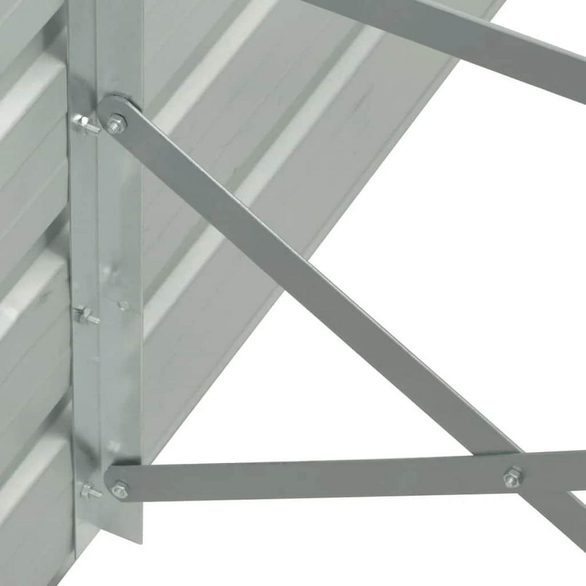 HOCHBEET 320/40/77 Cm Verzinkter Stahl Braun - Braun, Metall (40/77/320cm) - vidaXL