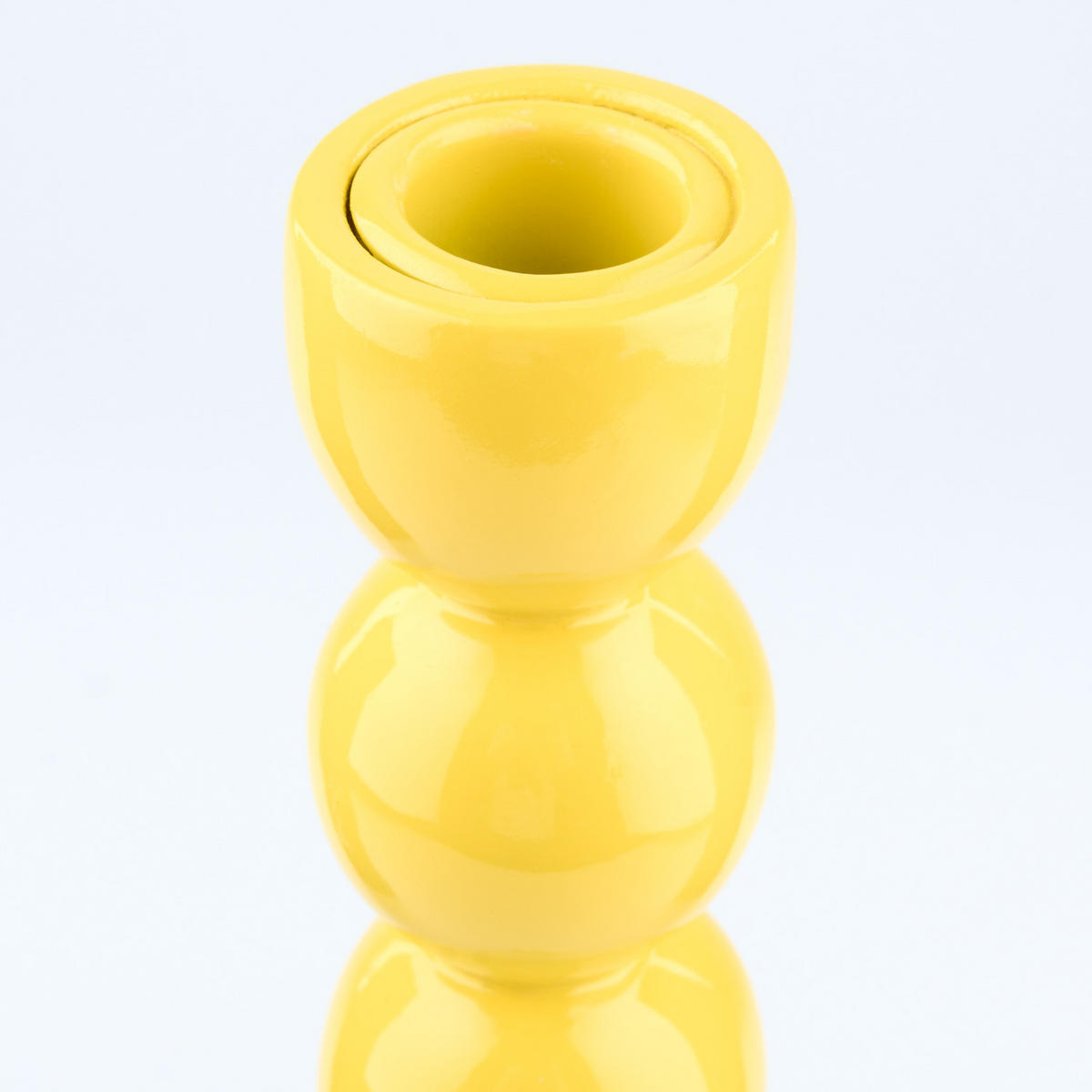 KERZENHALTER Little Italy - Polyresin - Gelb - Gelb, Stein (10/29/10cm) - Butlers