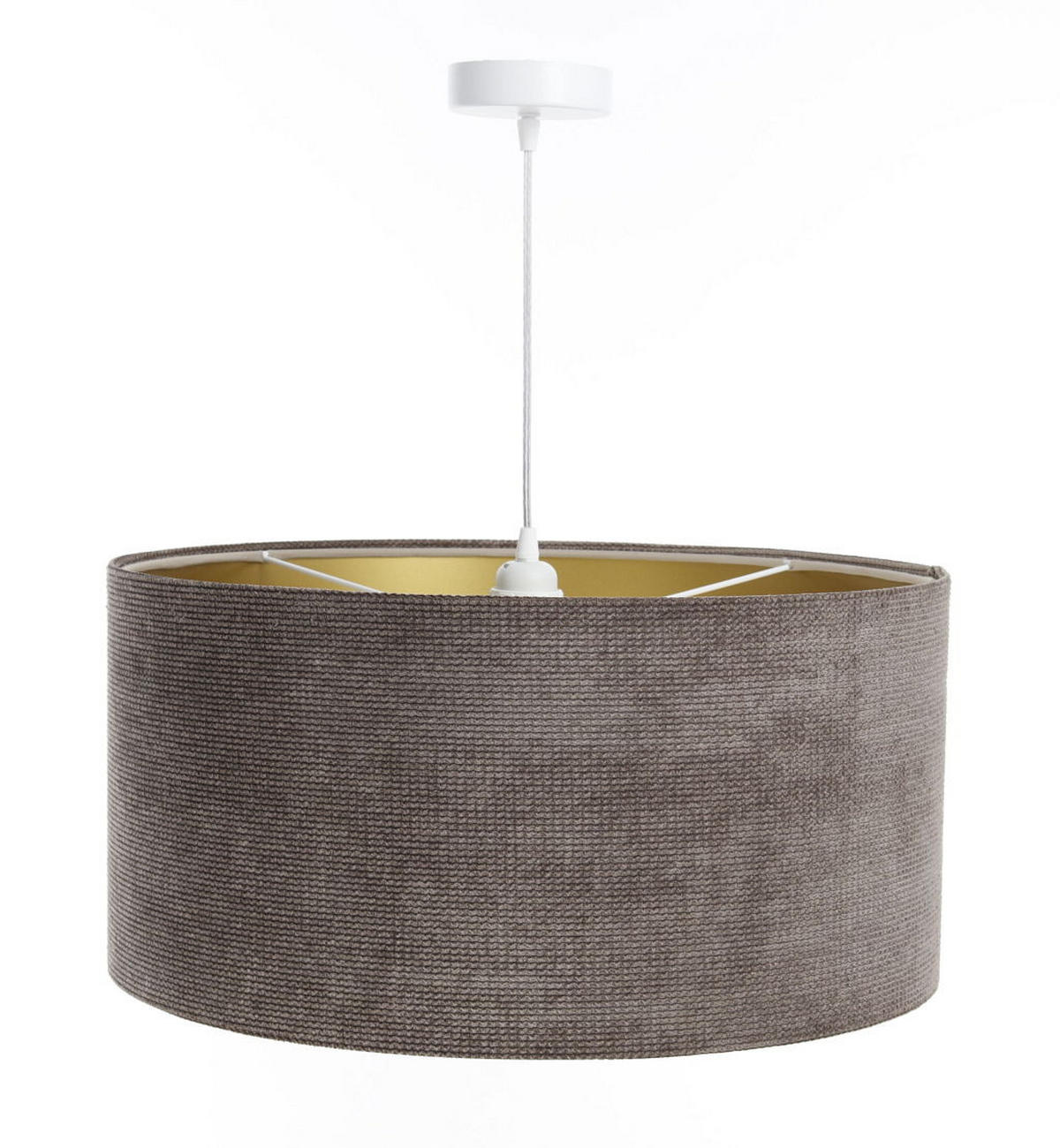 HÄNGELEUCHTE Gold 50/25 cm - Goldfarben/Braun, Kunststoff (50/0.6/25cm) - ONZENO