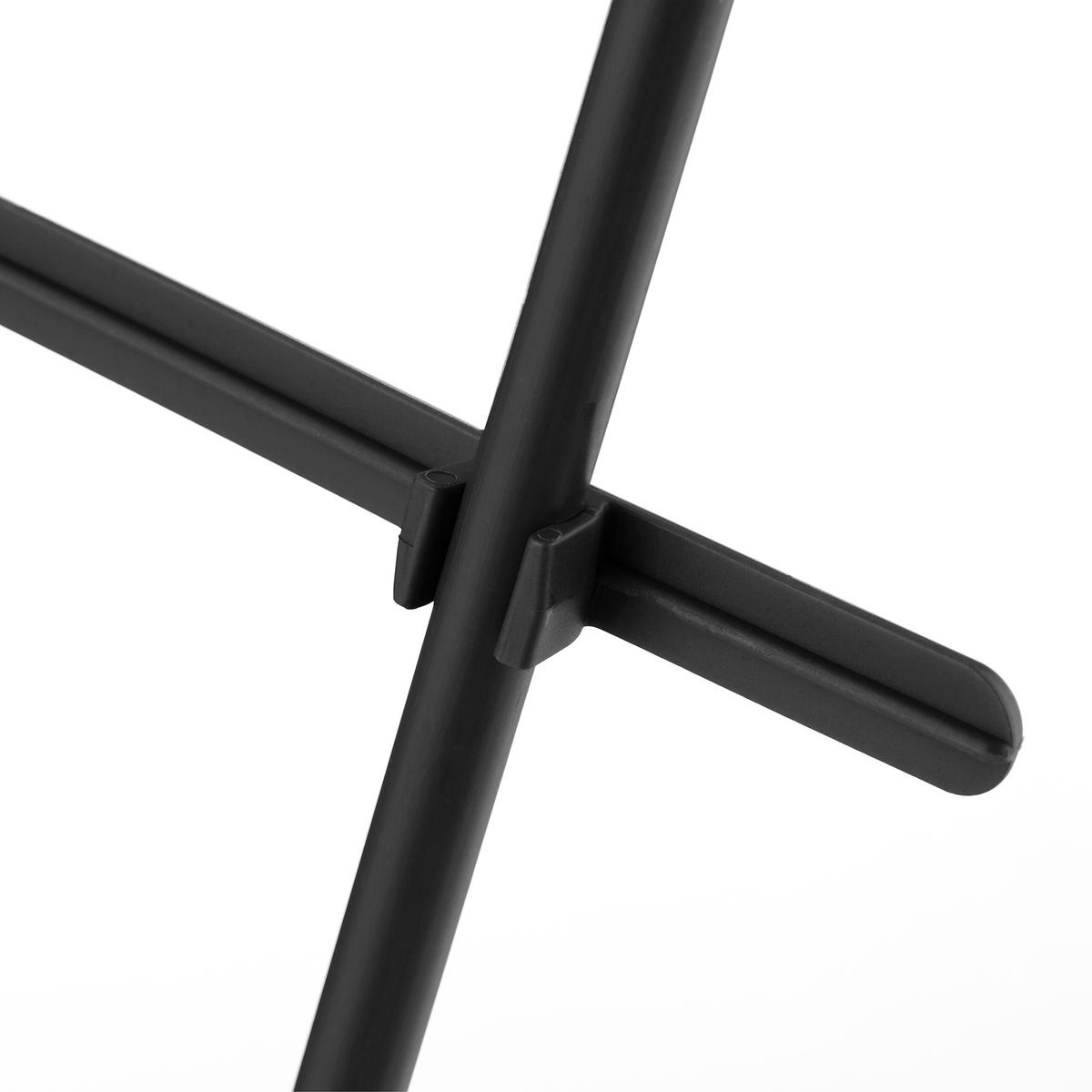 2xRANKGITTER - Schwarz, Kunststoff/Metall (59/122/1.5cm) - Relaxdays