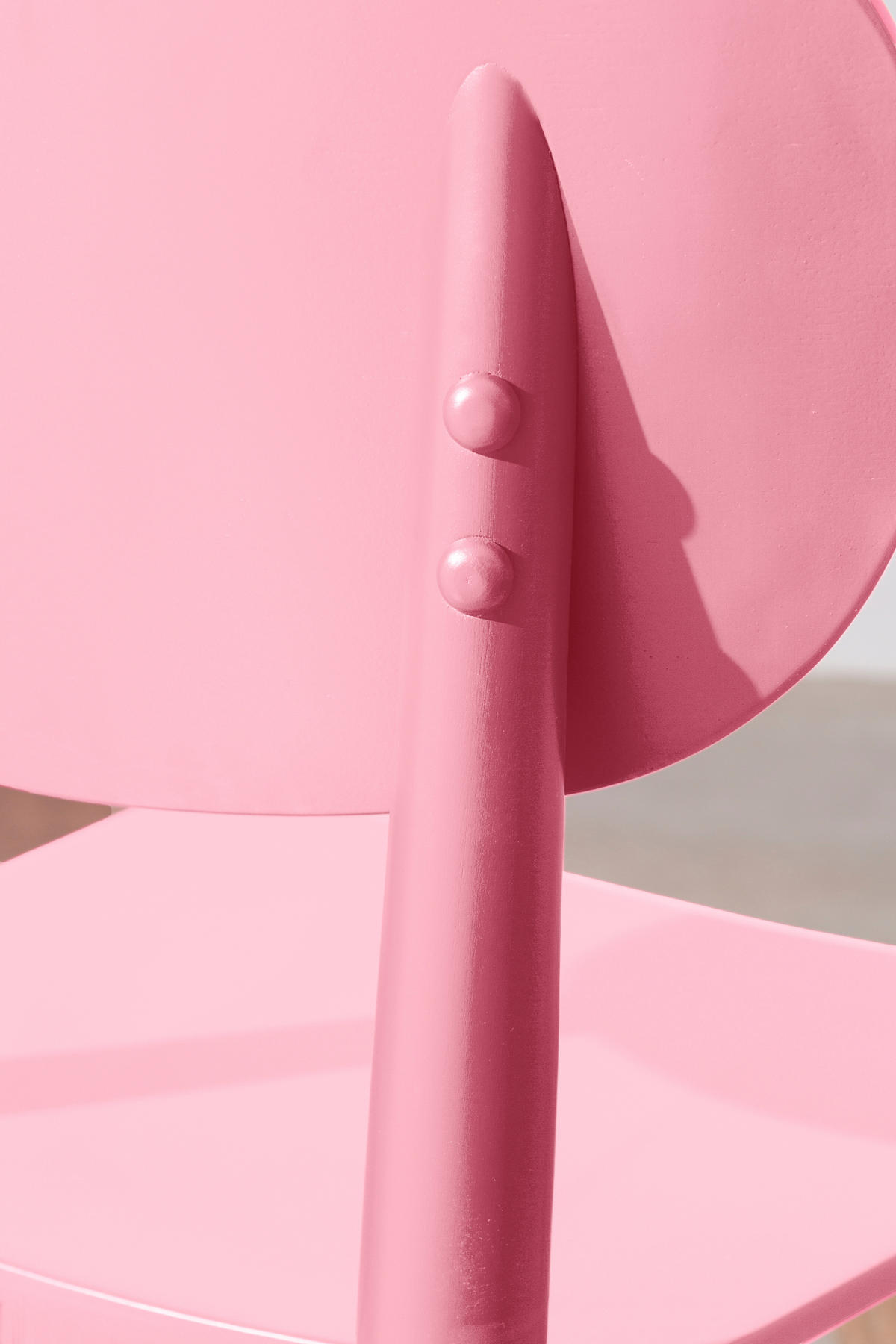 STUHL aus massivem Buchenholz in Rosa SANDRO - Pink, Holz (43/80/50cm) - RNT By Really Nice Things