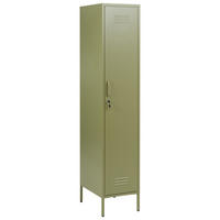 BÜROSCHRANK Metall Grün Frome - Grün, Metall (38/185/50cm) - Beliani